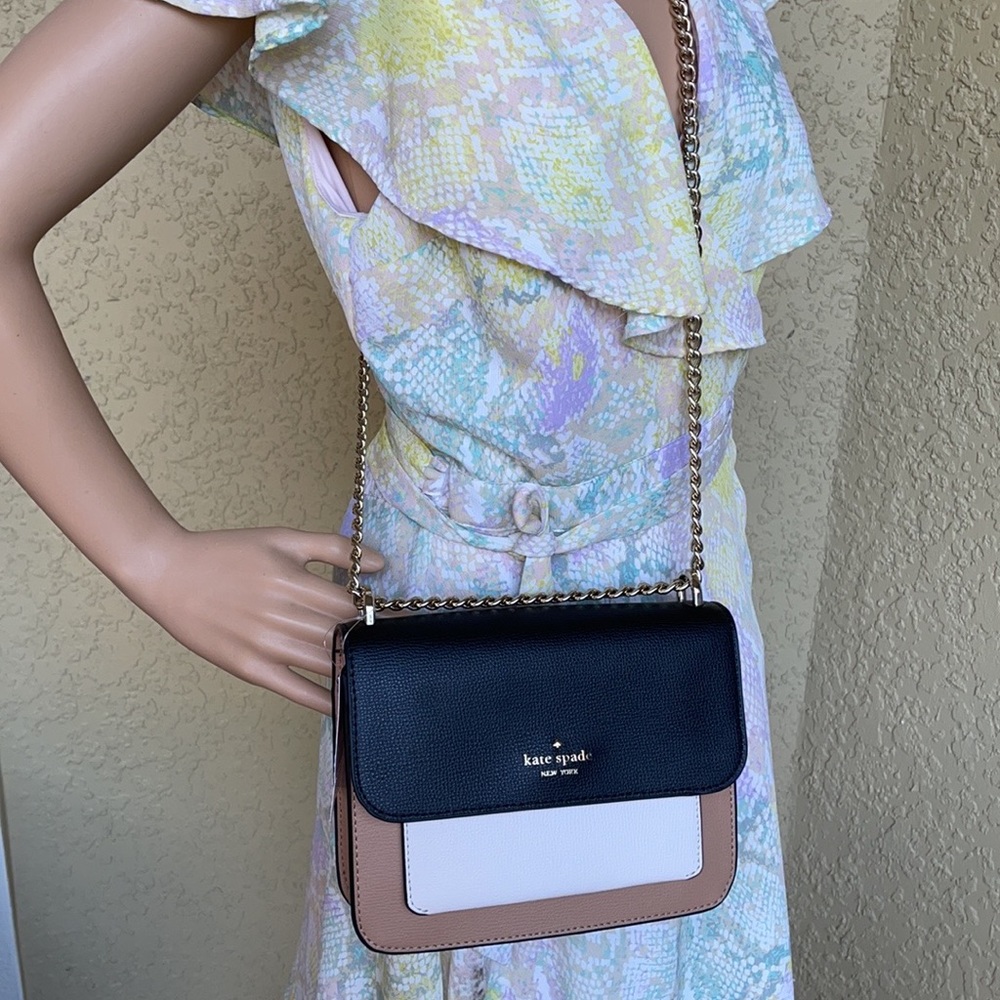 Kate Spade Remi Colorblock Flap Chain Crossbody - Picture 10 of 16